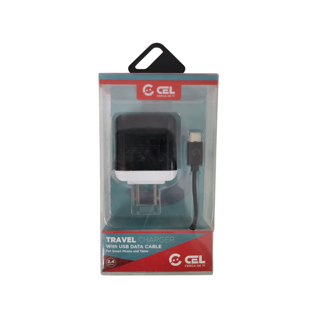 Cargador Tipo-C CEL Travel Charger