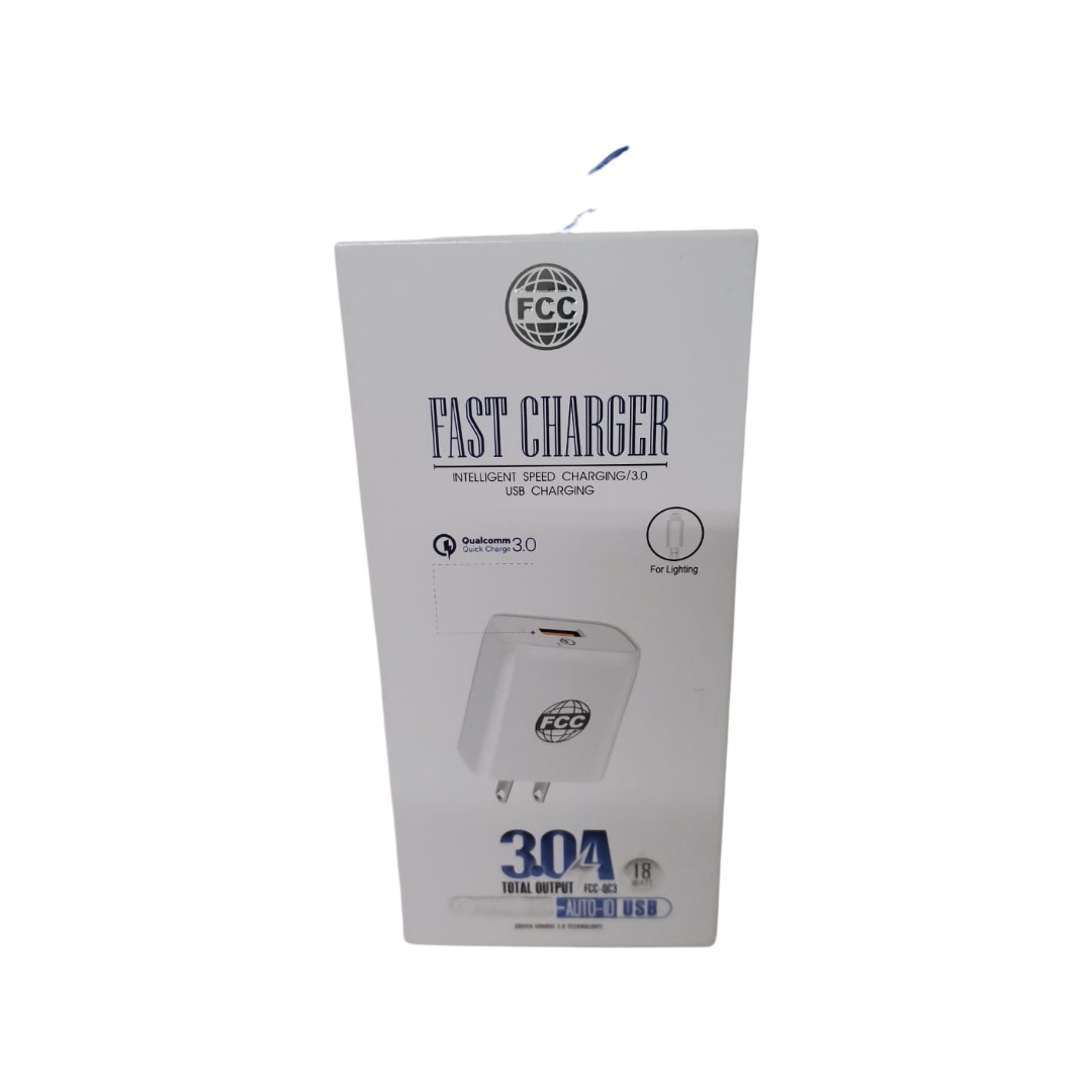 Cargador iPhone FCC-QC3