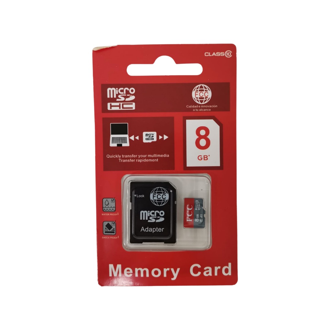 Memoria micro SD FCC 8GB