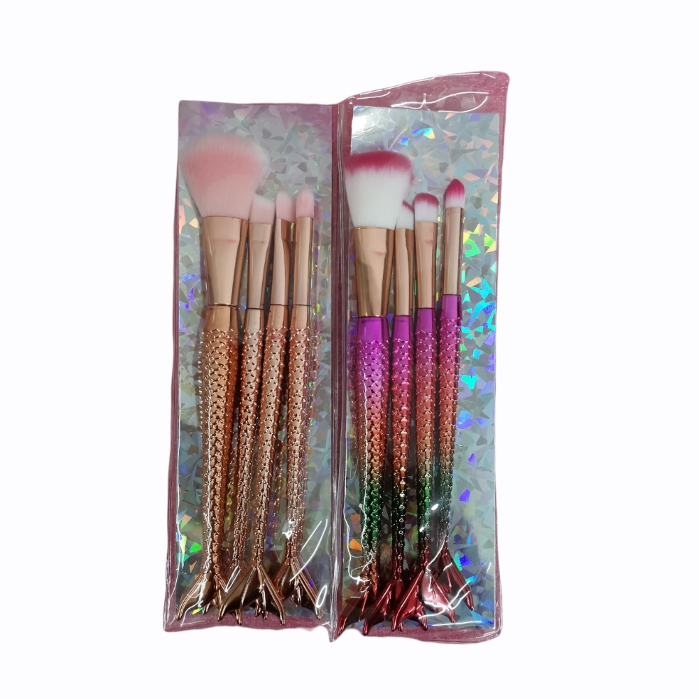 Set de brocha para maquillaje sirena