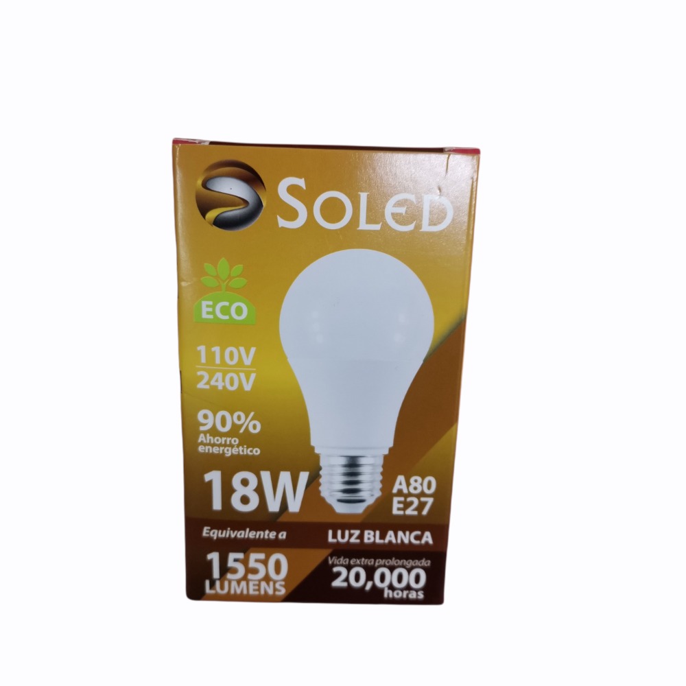 Foco A80/E27 ECO SOLED