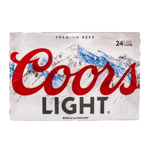 COORS CERVEZA LIGHT 24UND 12OZ