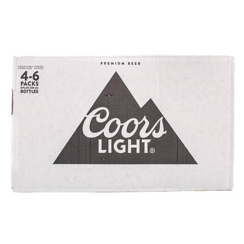 COORS LIGHT CERVEZA EN BOTELLA 24UND 330ML