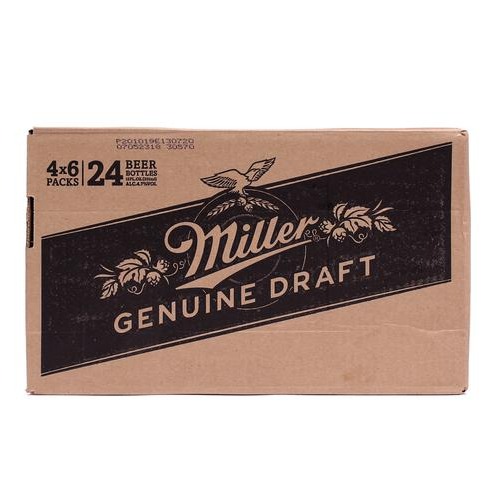 MILLER CERVEZA BOTELLA 24UND 355ML 12OZ