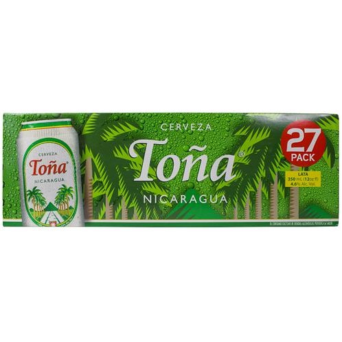 TOÑA CERVEZA EN LATA REGULAR 27UND 12OZ 350ML
