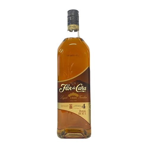 FLOR DE CAÑA ORO RON AÑEJO 4 AÑOS 1L