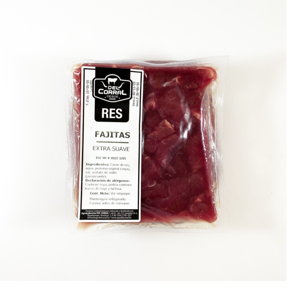 Fajitas Res Extra Suave