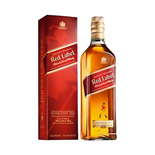 JOHNNIE WALKER WHISKY RED LABEL 1L