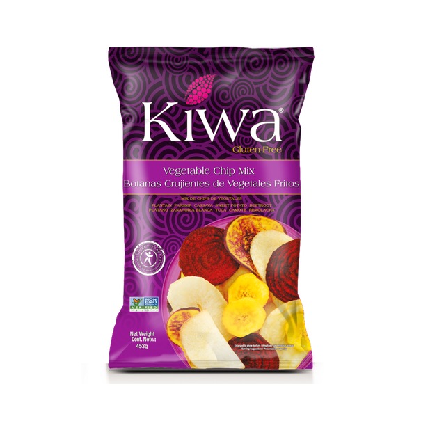 BOTANAS ORGANICAS CRUJIENTES DE VEGETAL KIWA435G 16OZ