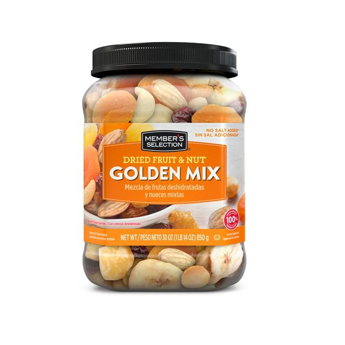 Mezcla de frutos secos y frutos deshidratados 30 Oz