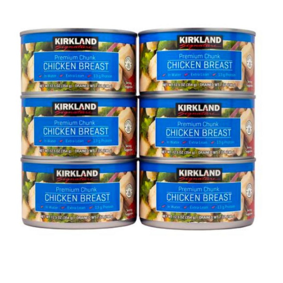 Pollo enlatado Kirkland Signature 6 UNI 354G