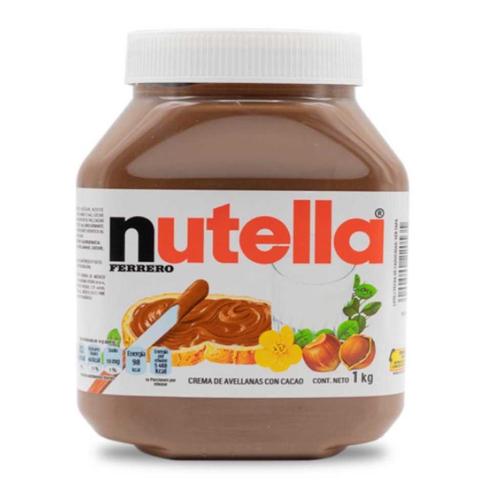 Nutella crema de avellanas y chocolate 1Kg