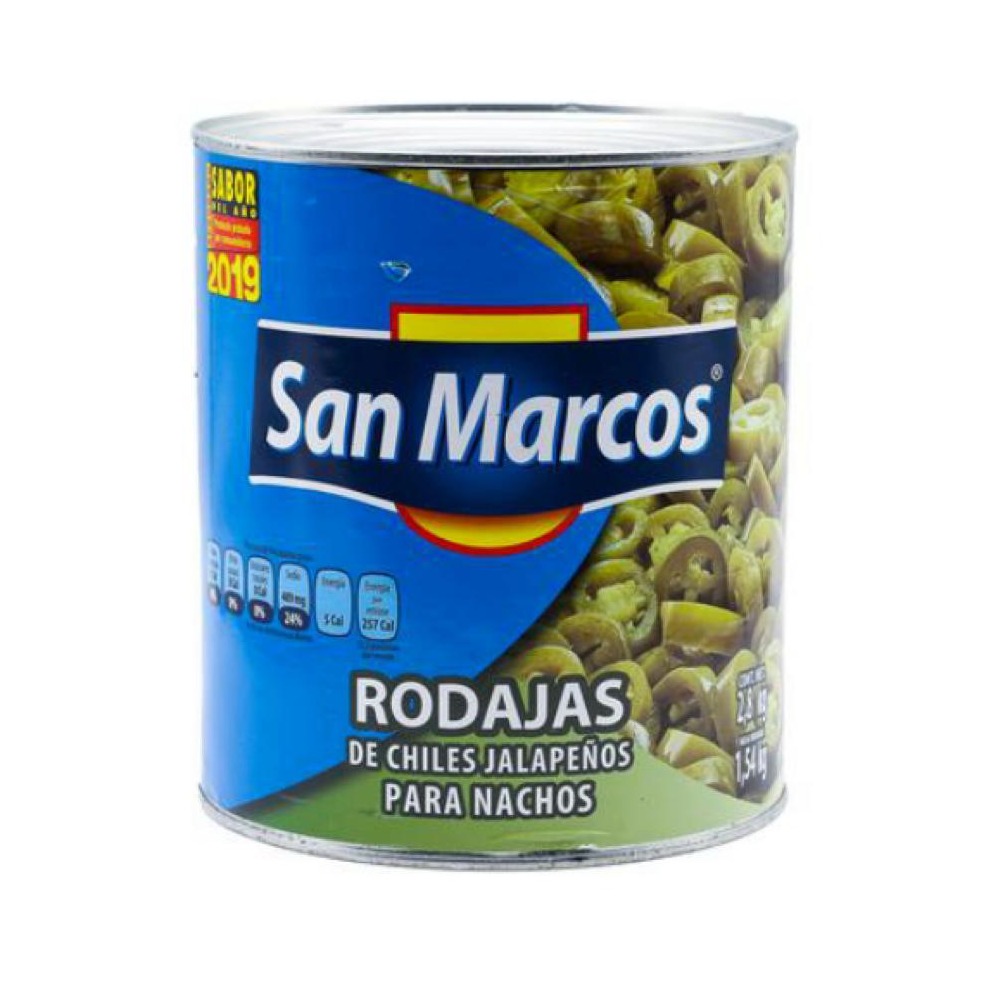 Chile jalapeño San Marcos 2.8Kg