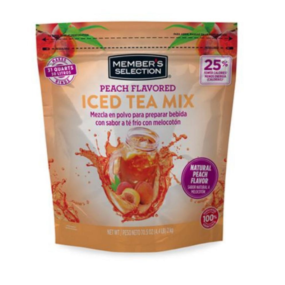 Mezcla en polvo sabor a Té frío con melocotón 4.4Lb
