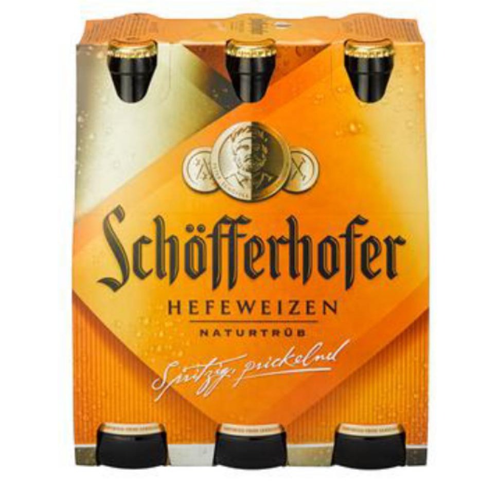 Schofferhofer cerveza 6UNI 500ML