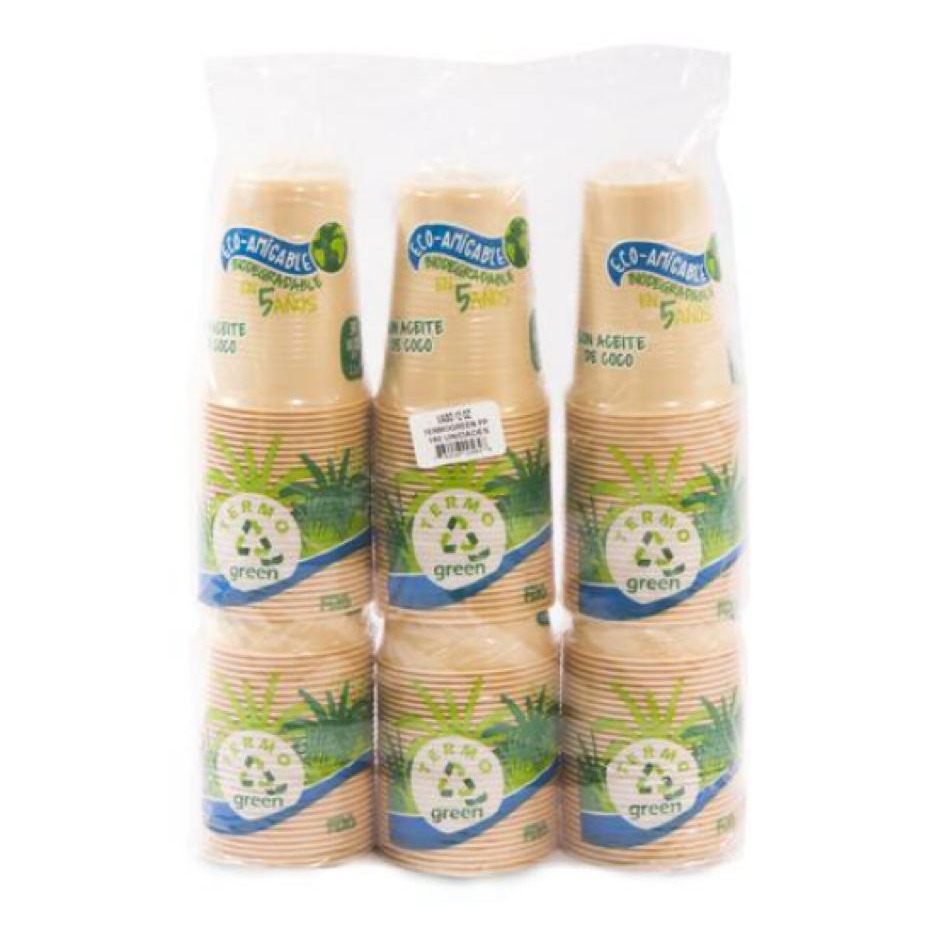 Termogreen Vaso plastico 12 OZ / 180 UNI