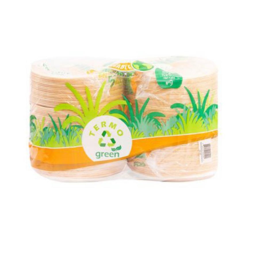 Termogreen Platos Desechables 9" / 180 UNI