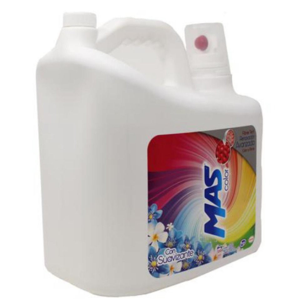 Detergente líquido con suavizante Más Color 9 L
