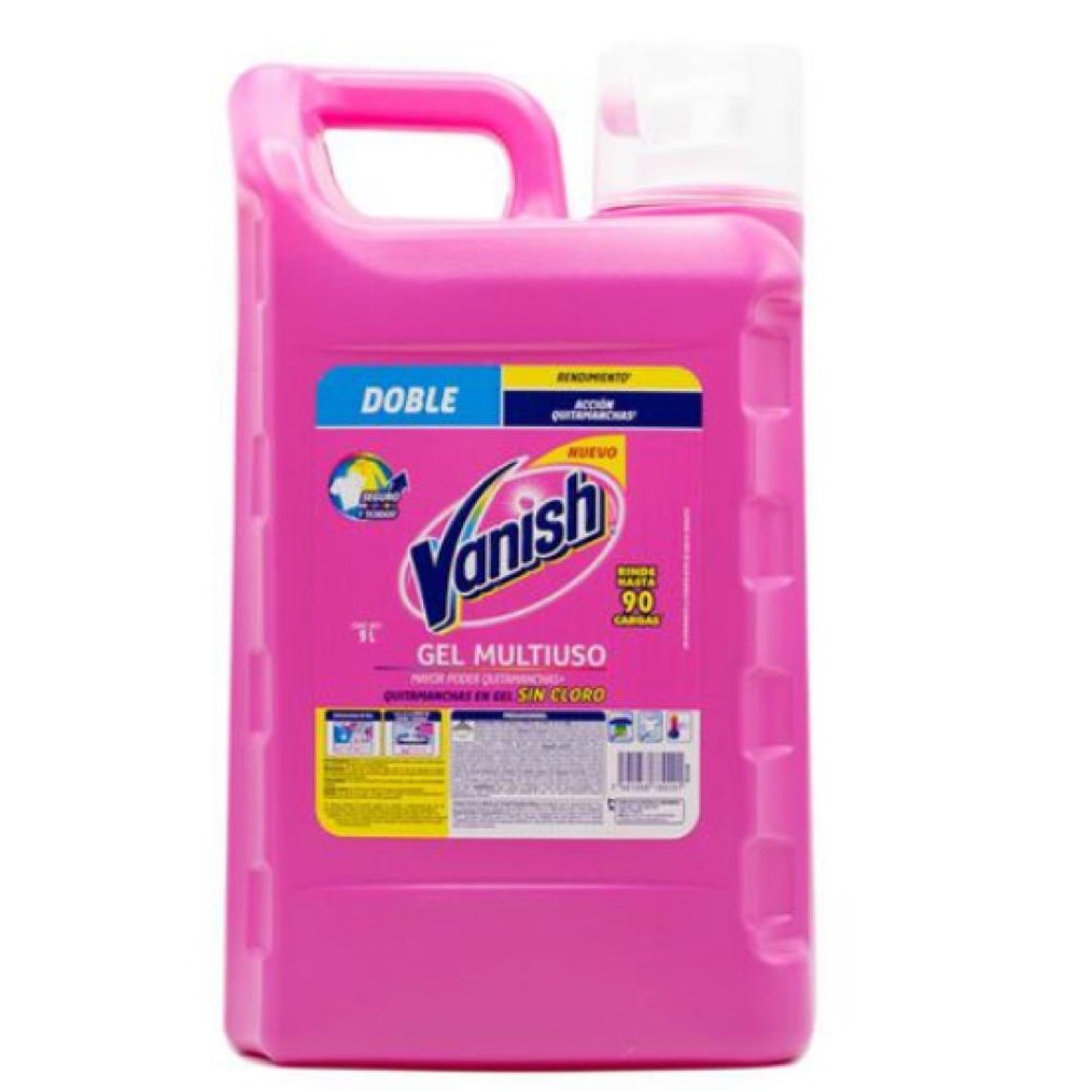 Removedor de manchas líquido rosa Vanish 9 L