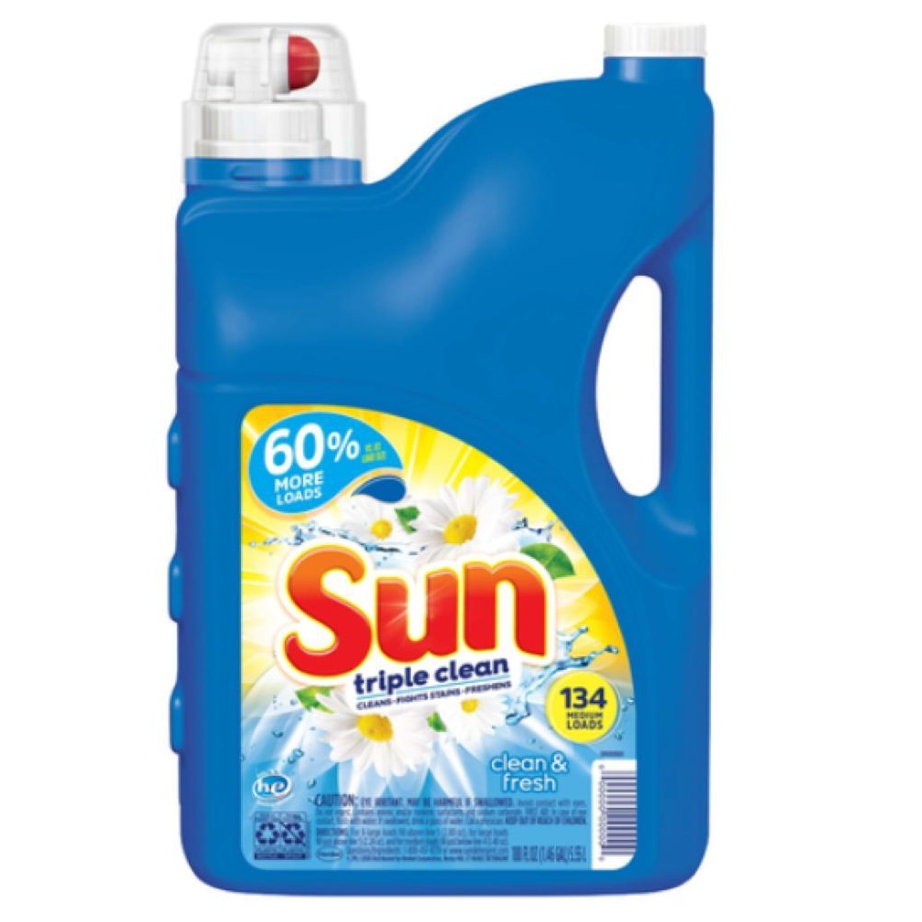 Detergente líquido para ropa Sun 5.55 L