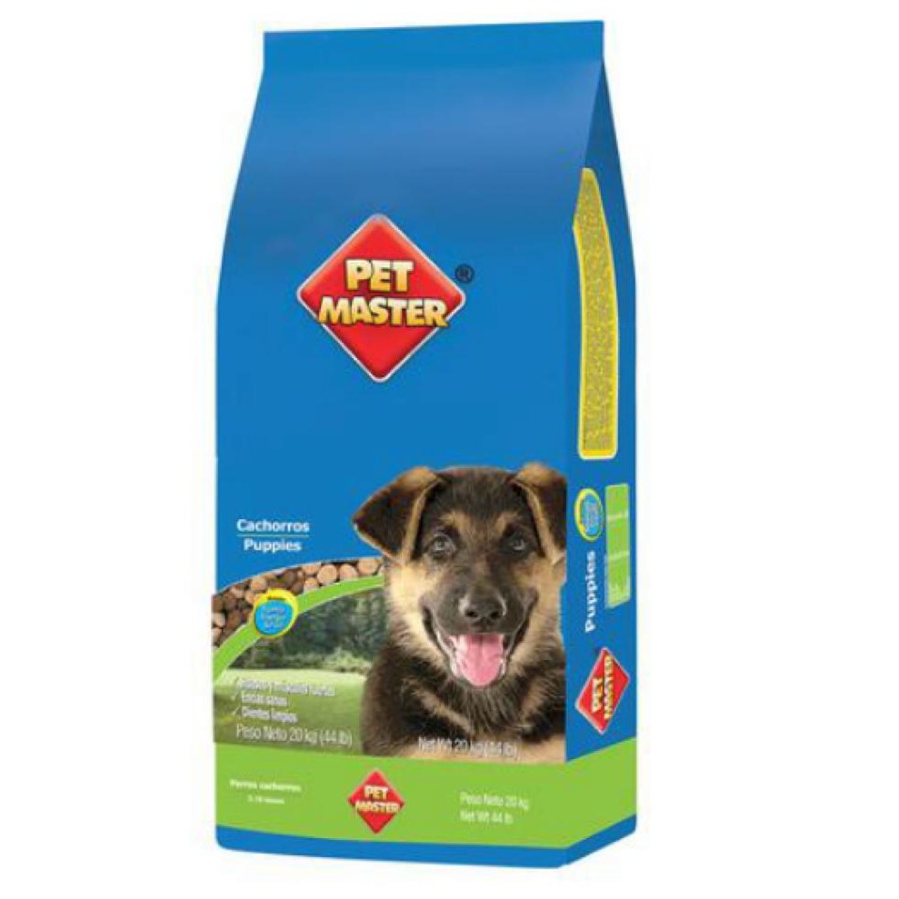 Alimento para perro cachorro Pet Máster 44 Lb