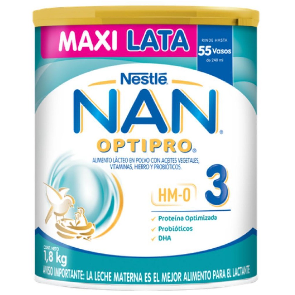 Fórmula infantil NAN 3 HMO 1.8 Kg