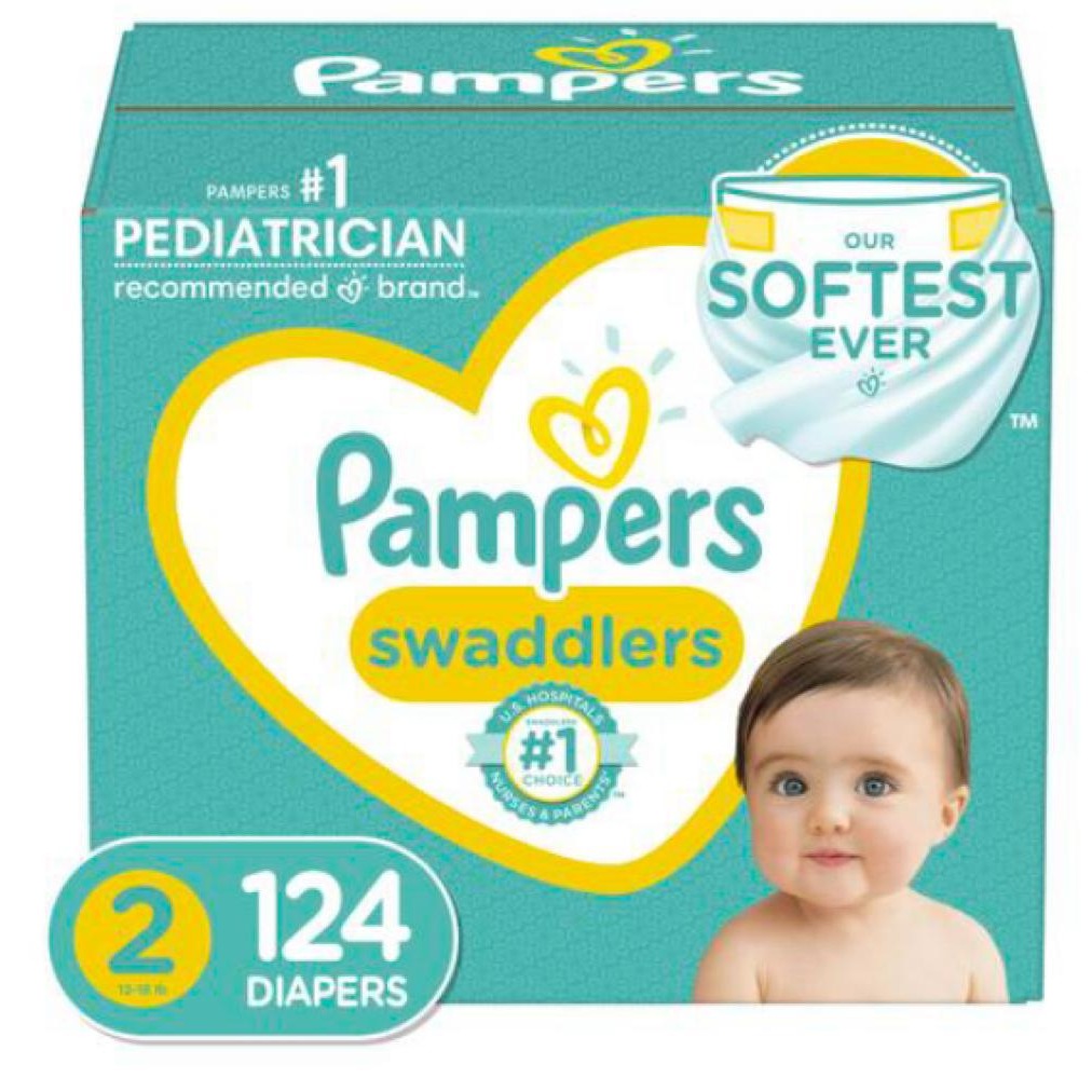 Pañales Swaddlers talla 2 / 124 UNI