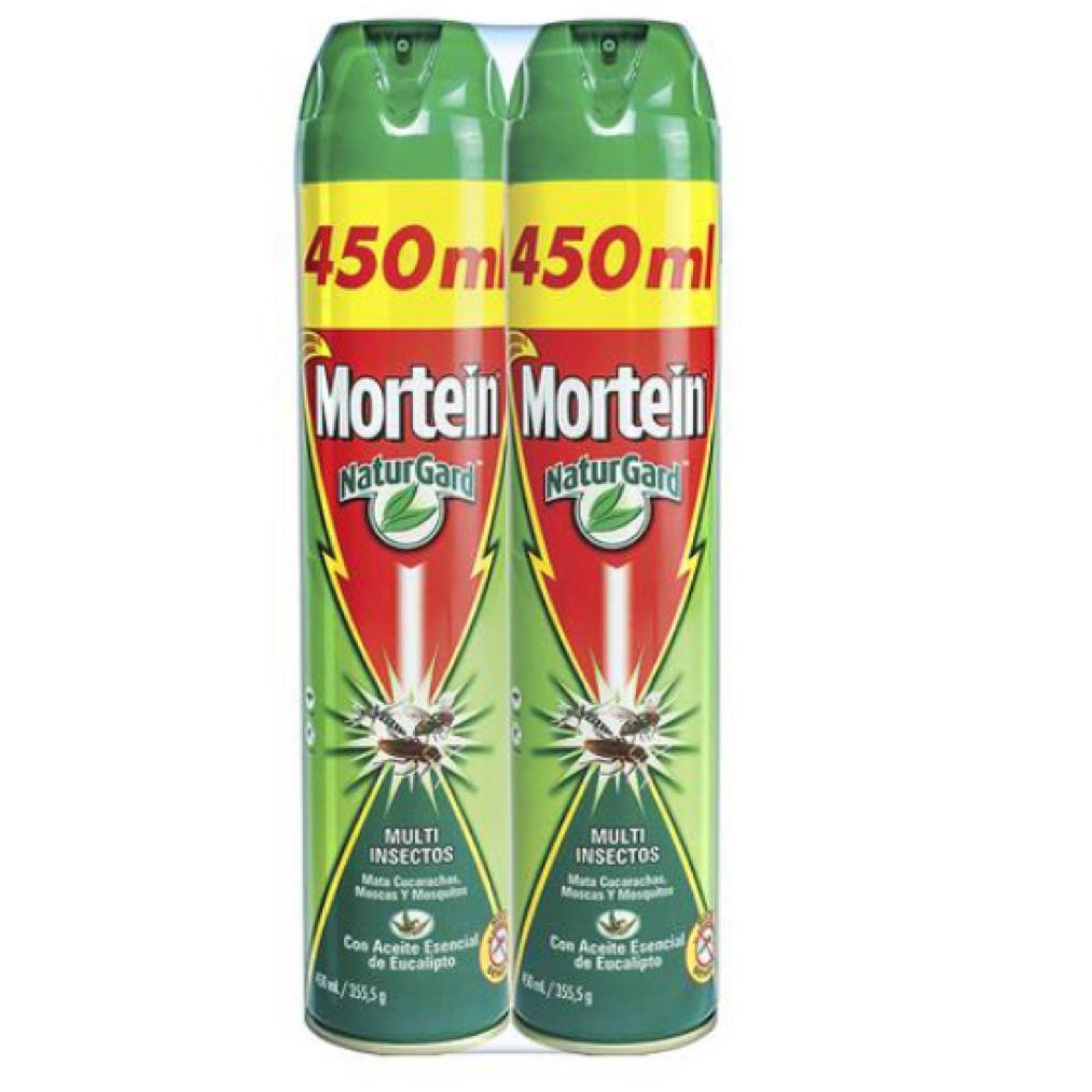 Aerosol multi-insectos Mortein Naturgard eucalipto 2 UNI / 450 ml