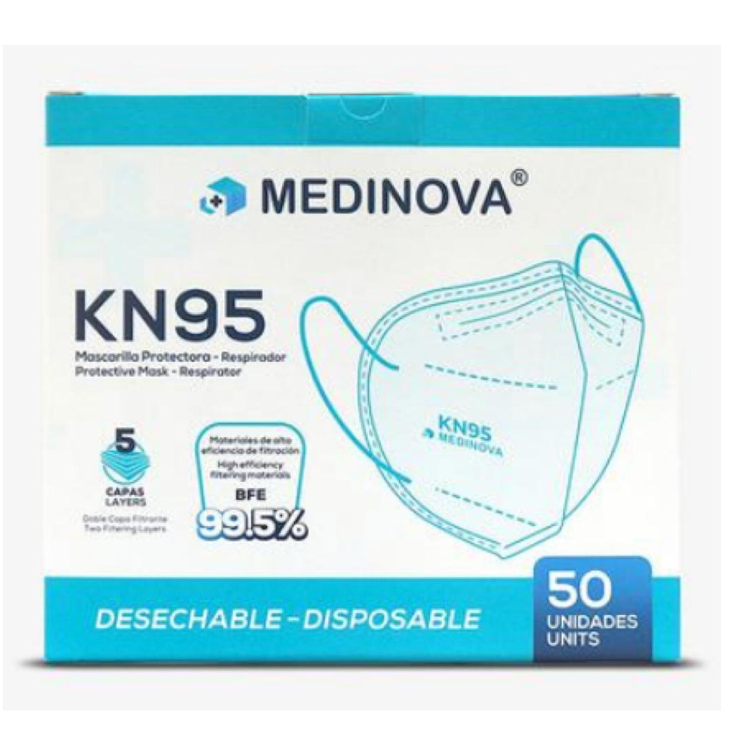 Mascarilla KN95 50 UNI 