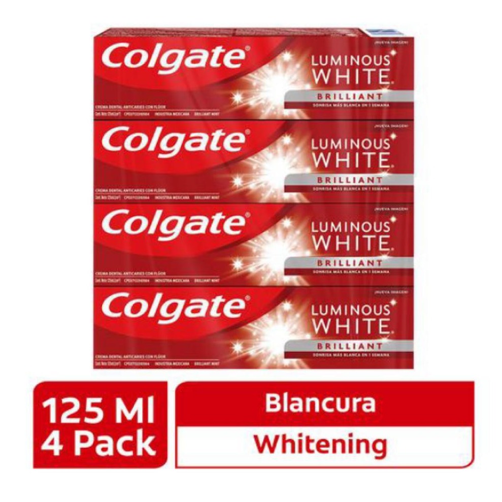 Crema dental Colgate Luminous 4 UNI / 125 ml