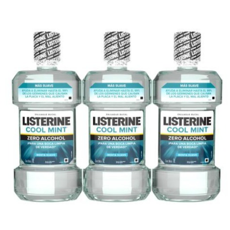 Enjuague Listerine Cool Mont 3 UNI / 1 Ltr