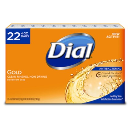 Jabón en barra antibacterial Dial 22 UNI/ 133 grs