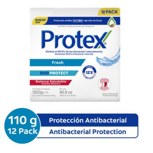 Jabón de baño Protex 12 UNI / 110 grs
