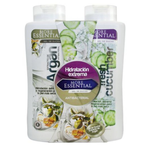 Gel de ducha More essential 2 UNI / 900 ml