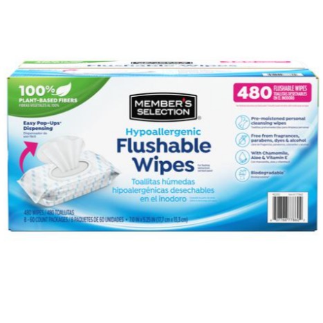 Toallitas desechables 8 pack / 60 UNI 