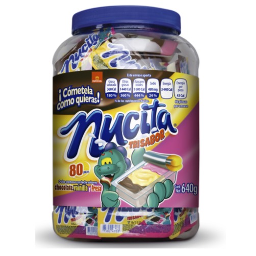 Nucita trisabor surtido 80 UNI / 640 grs