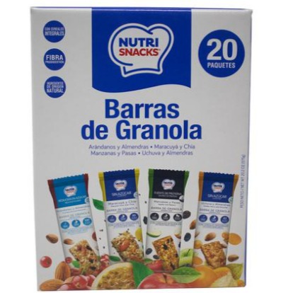 Barras de Granola NutriSnacks 20 UNI 