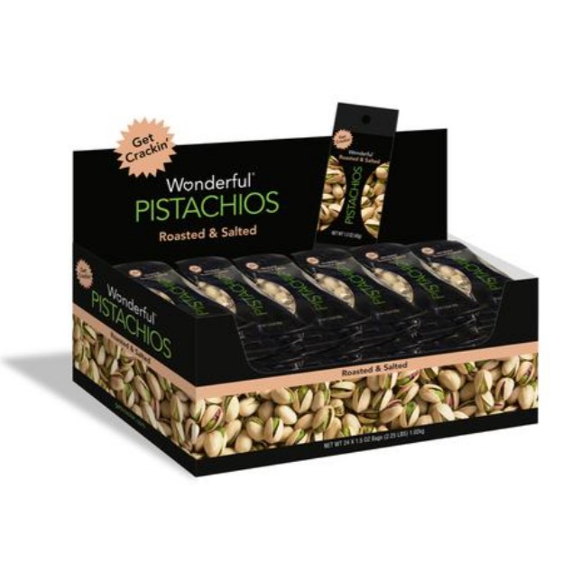 Pistachos tostados Wonderful 24 UNI / 1.5 oz