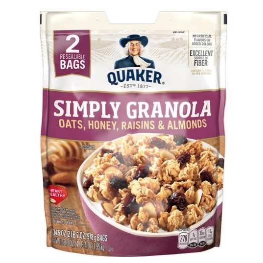 Granola Quaker 2 UNI/ 978grs