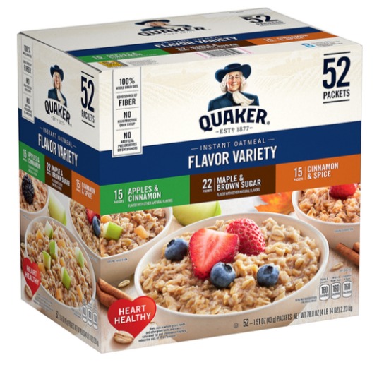 Avena instantánea Quaker 52 UNI / 43 grs