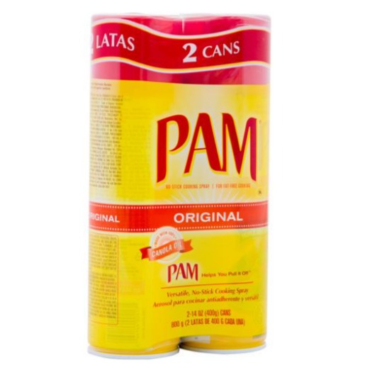 Aceite en spray Pam para cocinar 2 UNI 400 grs