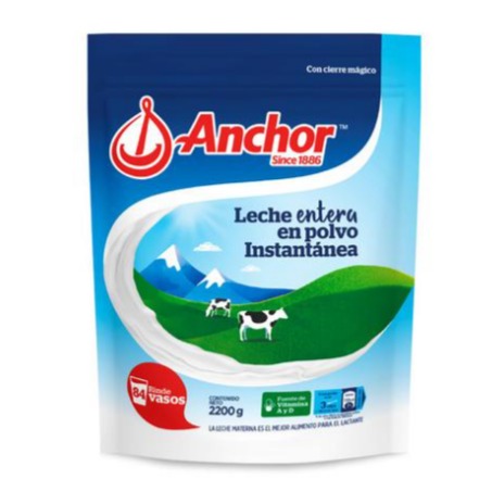 Leche instantánea Anchor bolsa 4.8 Lb