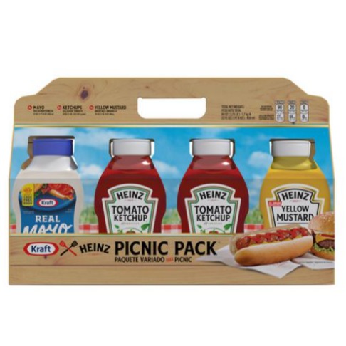 Paquete para picnic Kraft Heinz 4 UNI 