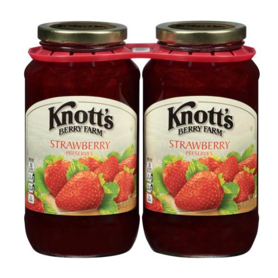 Mermelada deFresas en conserva Knott's 2 UNI / 907 grs