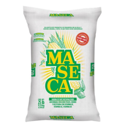 Harina Maseca de maíz 25 Lbrs
