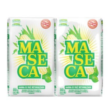 Harína de maíz Maseca 2 UNI / 4.5 Lbrs