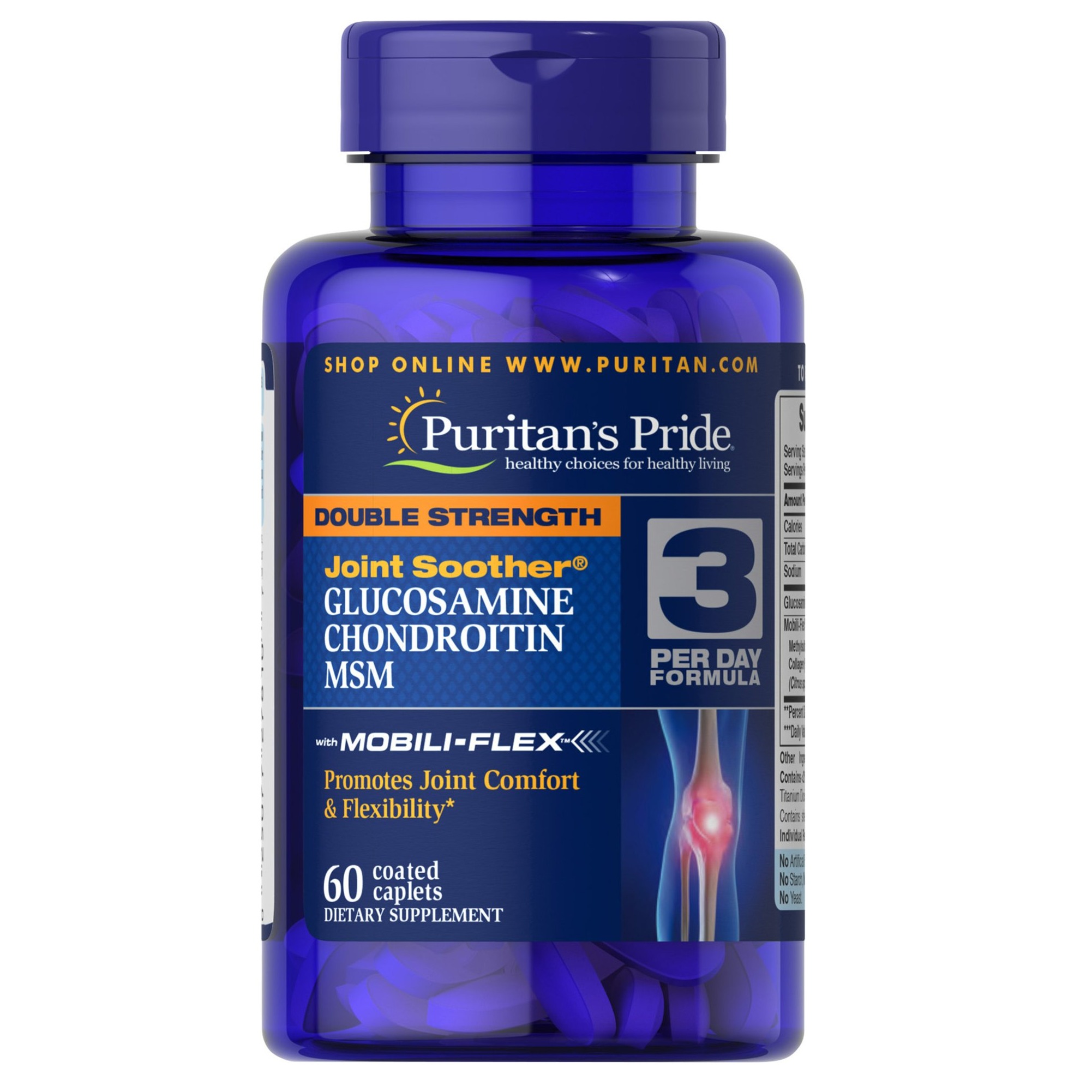 Glucosamina, condroitina y MSM de doble potencia