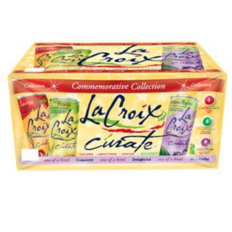 Agua con gas La Croix Curate surtida 24 UNI / 355 ml 