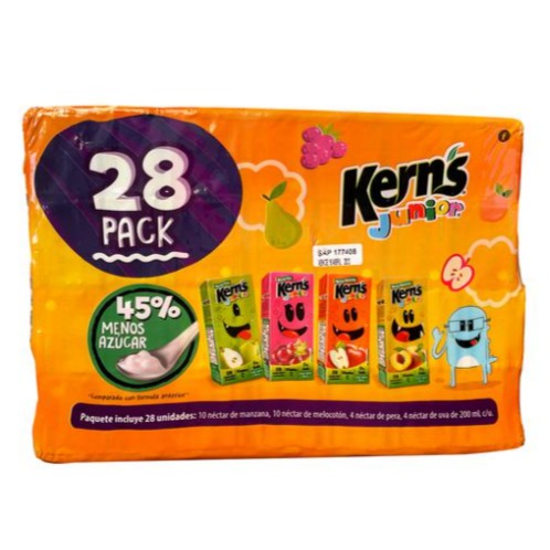 Jugo surtido Kerns 28 UNI / 200 ml