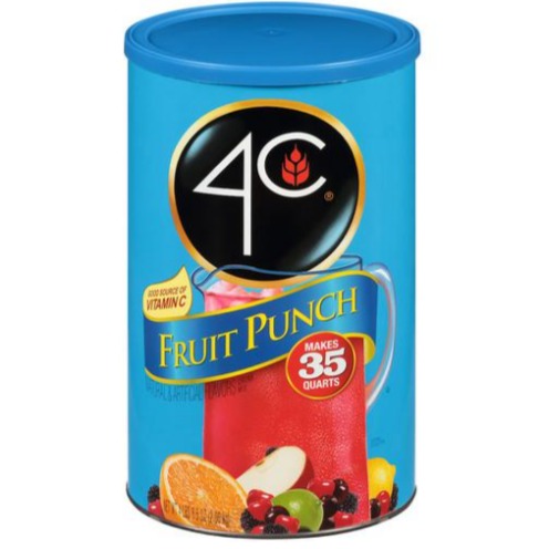 Mezcla de polvo de Ponche de Frutas 4 Lbr